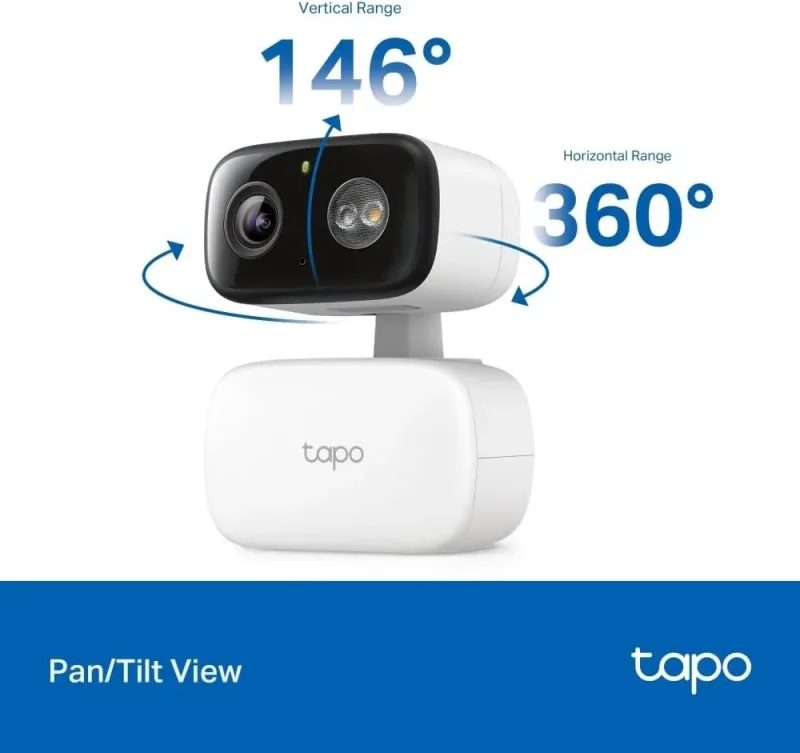 1080P Pan/Tilt  Indoor/Outdoor Security Camera, Tapo C206 HybridCam 360