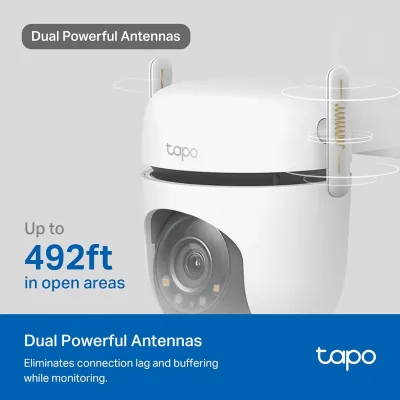 Pan/Tilt 2K QHD IP66 Outdoor Security Camera, Tapo C520WS