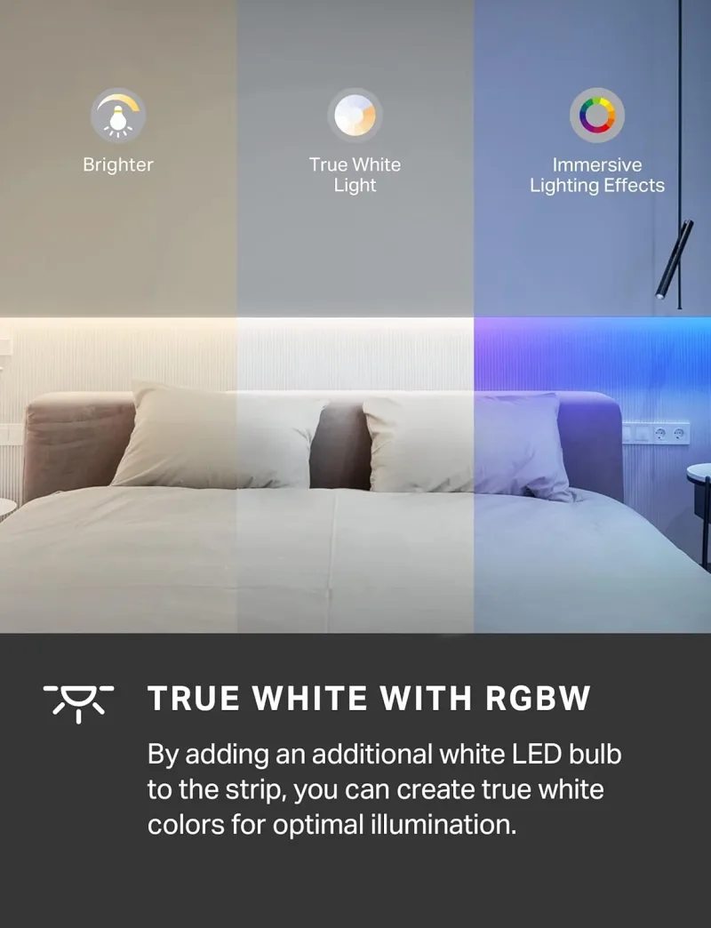 Apple Home RGBWIC Smart LED Light Strip 16.4Ft, Tapo L930-5