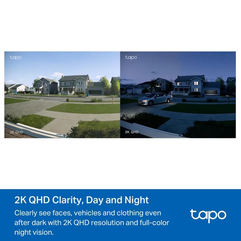 2K QHD 스마트 도어벨 (차임 포함), Tapo D225