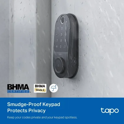 Front Door Security Plus Bundle – 2K Video Doorbell Camera + Fingerprint Door Lock