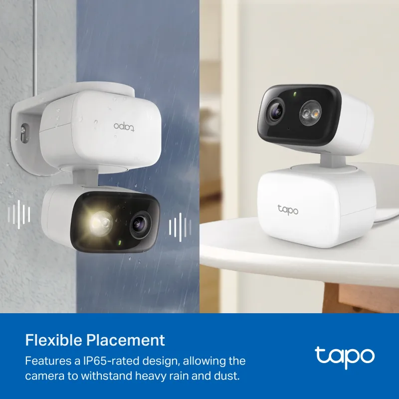 1080P Pan/Tilt  Indoor/Outdoor Security Camera, Tapo C206 HybridCam 360