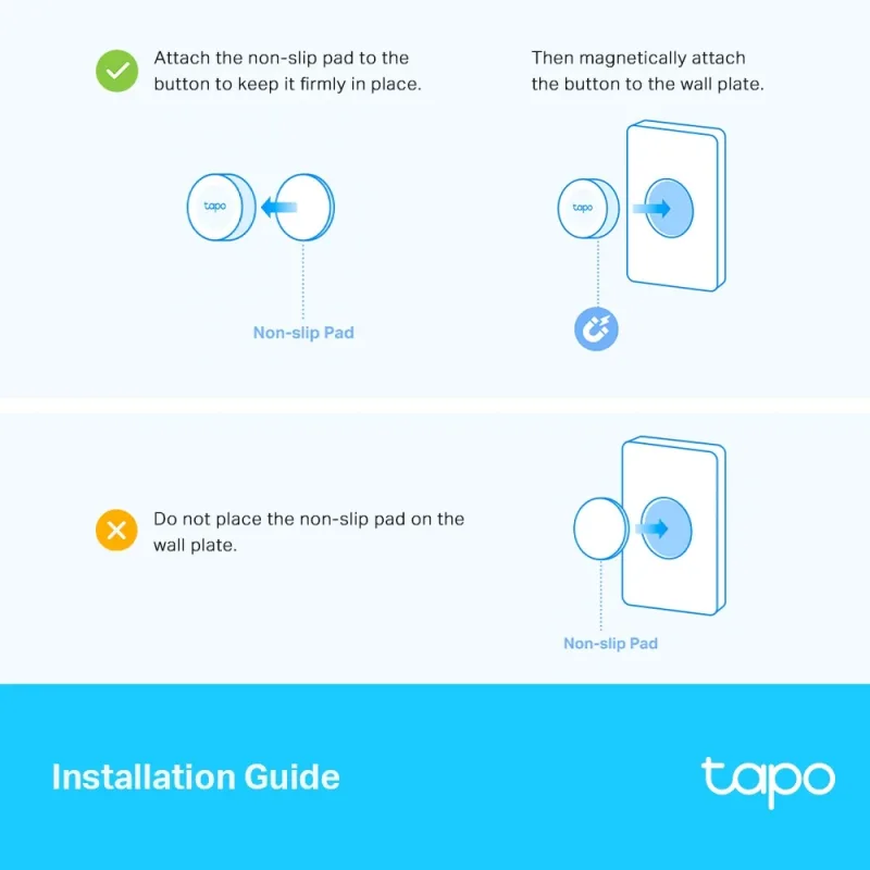 Interruttore dimmer smart con telecomando, richiede hub, bianco, Tapo S200D