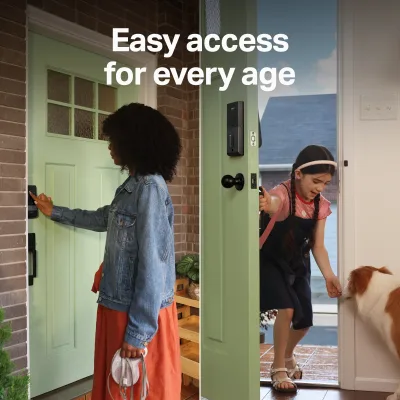 Serratura smart con batteria, riconoscimento del palmo e delle impronte digitali, Tapo DL130
