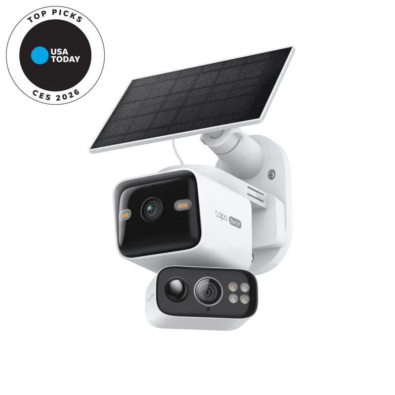 Tapo C645D Kit 2K Dual-Lens Solar Pan/Tilt Security Camera Kit