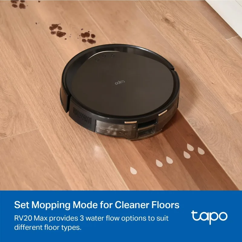 Robot aspirador y fregasuelos MagSlim LiDAR, Tapo RV20 MAX