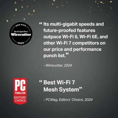 Deco 7 Pro BE10000 Tri-Band Wi-Fi 7 Mesh System, Deco BE63 2-Pack