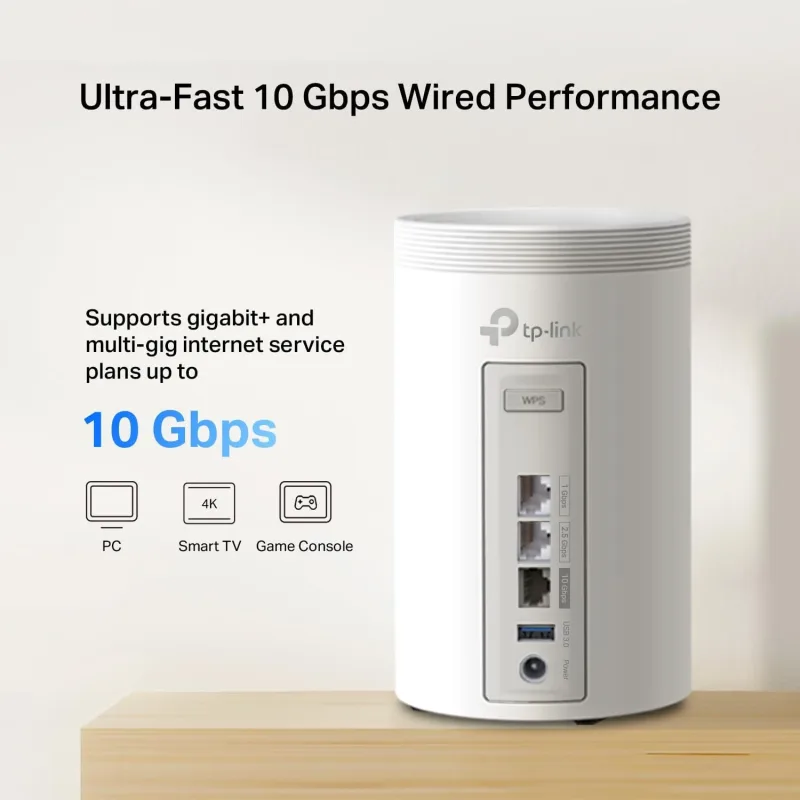 Sistema Mesh Wi-Fi 7 para exteriores Deco 7 Pro, pack Deco BE67 2 unidades BE14000 y BE25-Outdoor