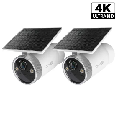 Tapo C465 MagCam 4K Built-In Solar Battery Powered Security Camera, 2-Pack