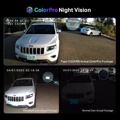 ColorPro 2K QHD Outdoor Camera, Tapo C325WB