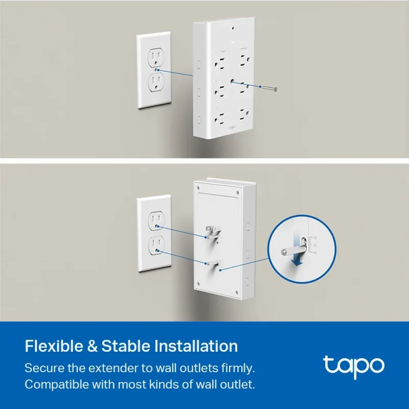 Smart Plug WiFi Outlet Extender, Surge Protect, Tapo P306