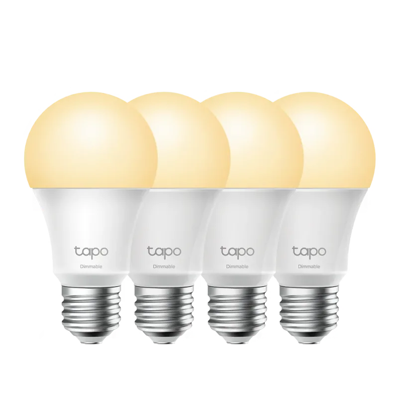 Dimmbare Smart-Lampe, 2700K, Tapo L510E (4er-Pack)