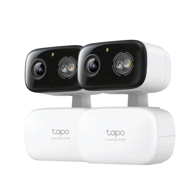2K Pan/Tilt Indoor/Outdoor Security Camera HybridCam 360, Tapo C216(2-Pack)