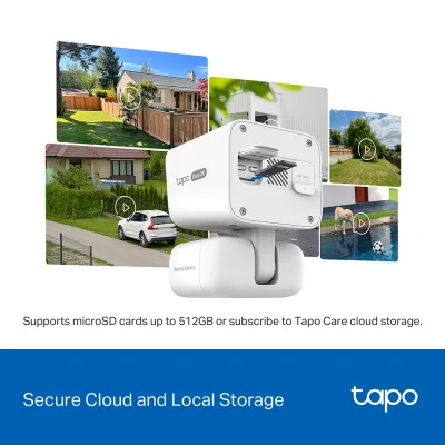 Tapo C645D Kit 2K Dual-Lens Solar Pan/Tilt Security Camera, 3-Pack
