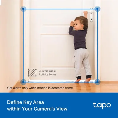 1080P Pan/Tilt  Indoor/Outdoor Security Camera, Tapo C207 HybridCam 360