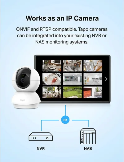 Telecamera di sicurezza interna Pan/Tilt 2K, confezione da 2, Tapo C210P2