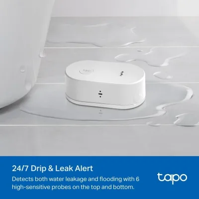 Sensor inteligente de fugas de agua IP67, requiere hub, Tapo T300 3-Pack