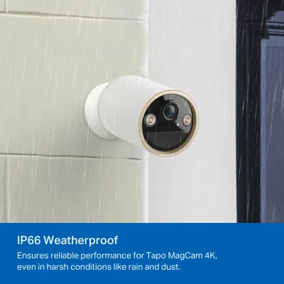 MagCam 4K Wireless Outdoor Camera 4-Pack + Smart Hub Bundle