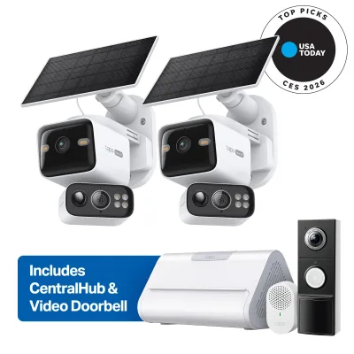 Bundle di sicurezza per esterni 2K con doppia lente