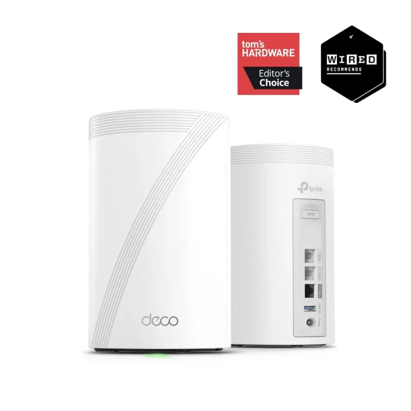 Sistema Wi-Fi 7 Mesh tribanda Deco 7 Pro BE14000, Deco BE67 2 unidades