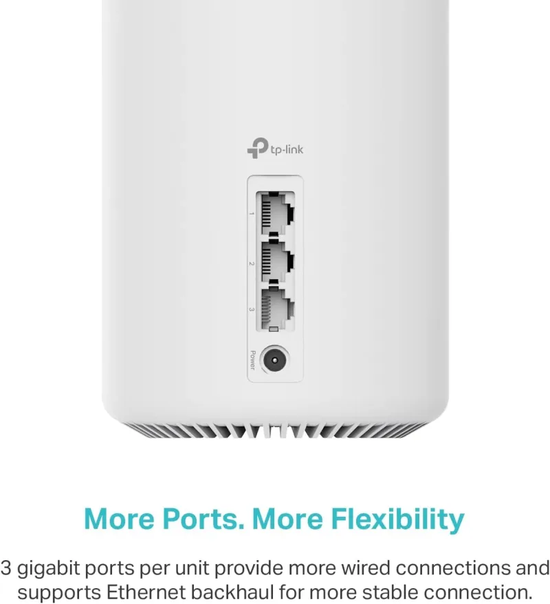 Wi-Fi 6E Tri-Band AXE5400 Mesh-system, Deco XE75 2-pak