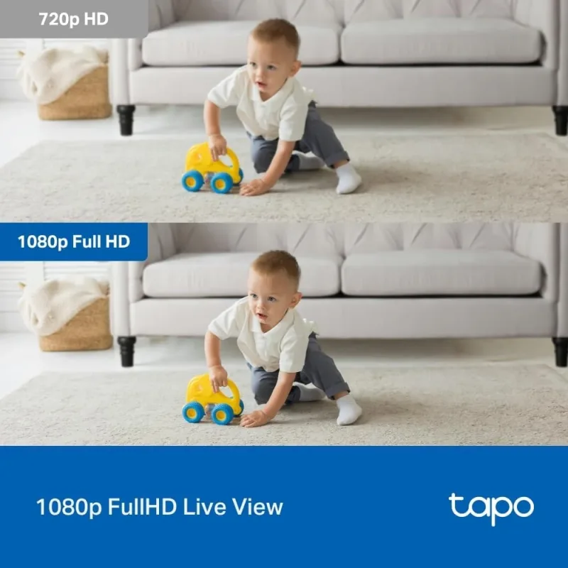 1080P Pan/Tilt  Indoor/Outdoor Security Camera, Tapo C207 HybridCam 360