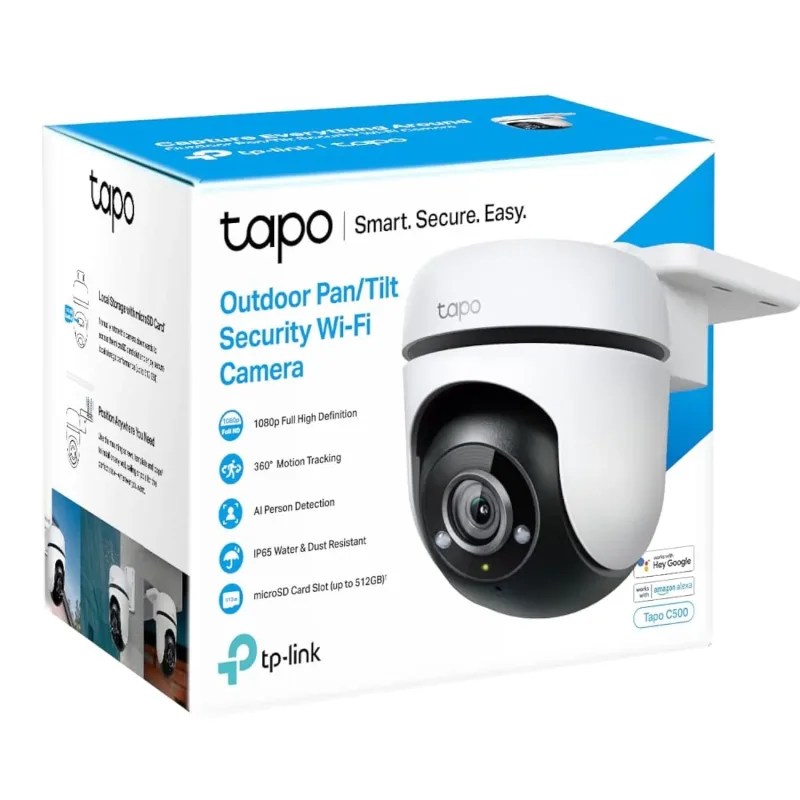 Telecamera da esterno Pan/Tilt 1080P, Tapo C500