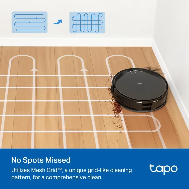 Robot aspirador y fregasuelos MagSlim con LiDAR y base de vaciado automático, Tapo RV20 MAX Plus