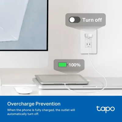 Matter-Certified Energy Monitoring Smart Plug Mini, Tapo P110M(4-Pack)
