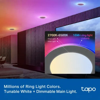 Smart Recessed Downlight Kit 4-Inch, Tapo L730-4 4-Pack