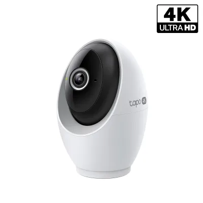 4K Ultra HD -panorointi/kierto- ja kaksikaistainen WiFi-sisävalvontakamera, Tapo C260 RoomCam 360